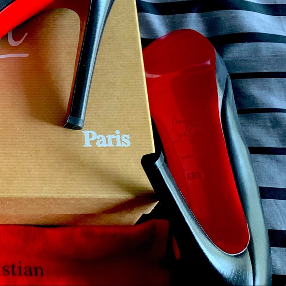 Christian Louboutin Bruges 120 Calf VIP Size 40.5 - Picture 2 of 4